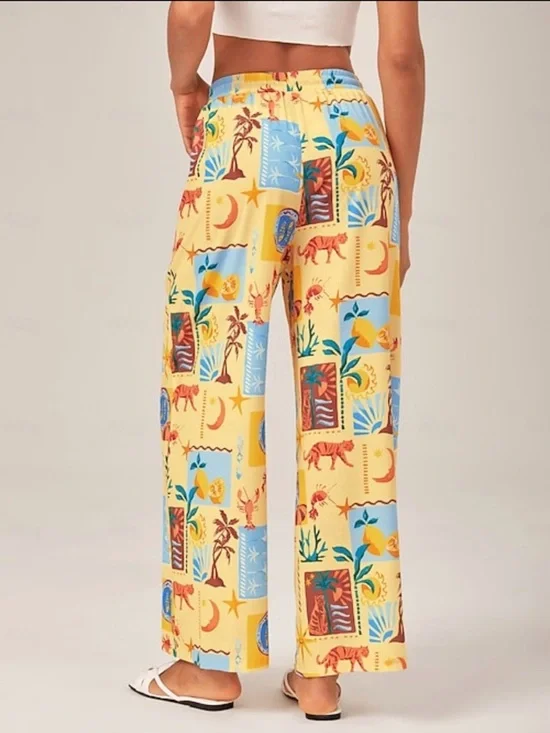 Brand new tropical pants by ADOR - Picture 1 of 6